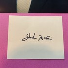 Senator John Mccain Hand Signed Autograph 