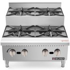 12 24 36   Commercial Step-up Countertop Gas Range Gas Stove Ng   Lpg