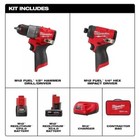 Brand New Milwaukee  3497-22  M12 Fuel 2 Tool Combo Kit