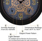 Ocest 15 Inch Illuminated Indoor Outdoor Clocks Waterproof 15inch  Bronze 
