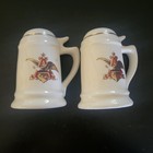 Rare Vintage Anhueser Busch Brewing Co  Salt   Pepper Set    a    Eagle Logo Vtg