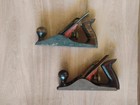 2 Vintage Dunlap Woodworking Carpentry Hand Bench Plane -some Repairs Needed Usa