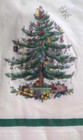 Vintage Set Hallmark Spode Christmas Tree Dinner And Cocktail Paper Napkins Nos