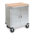 Seville Classics Ultrahd 2-door Rolling Cabinet  28  W X 18  D X 34 5  H