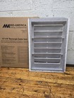 Mid America 12 x18  Vinyl Rectangle Gable Vent Color Code 117 White New