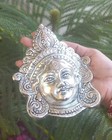 Hindu Goddess Metal Durga Ma Kali Idol Silver Wall Hanging Decor Statue Gift 5 