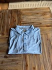 Callaway Moisture Wicking Performance Short Sleeve Golf Polo Lt Blue Size Large
