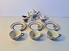 Vtg Miniature Porcelain Ceramic Floral Japan Childrens Teaset Toy Tea Set 11 Pcs