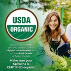 Zazzee Usda Organic Spirulina Powder  2 2 Pounds  1 Kg   303 Servings  Kosher