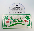 Florida Flamingo Palm Tree License Plate Sign Garage Man Cave Wall Decor Vintage