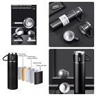 New Thermo Coffee Travel Mug Stainless Steel Vacum Flask Double Layer Gift Set