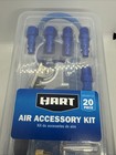 Hart 20 Piece Air Compressor Accessories Kit With Storage Case New