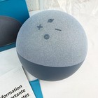 Premium Sound Smart Home Magic Amazon Echo  4th Gen  Blue Smart Speaker New