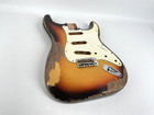 Mjt Official Custom Vintage Aged Nitro Guitar Body Mark Jenny Vts 3-tone Burst