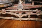 Antique Cast Iron Balance Scale 1800s One Original Brass Holder Working