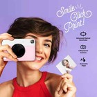 Kodak Printomatic Digital Instant Print Camera Uses Zink 2x3 Photo Paper  Pink