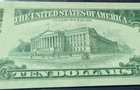  10 1969c Chicago Federal Reserve Note    obstructed Printing Error    Perfect        