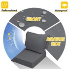 Outdoor Deep Seat Cushions  Waterproof  Fade-resistant Patio Furniture Replac   