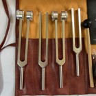Calmcrest Tuning Forks Set 128hz 136 1hz 256hz 384hz With Case