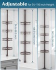 Shower Corner Caddy Organizer 34 To 116 Inch Tension Pole 4 Baskets Bronze Rack