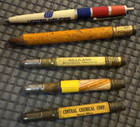 Lot Of Vintage Advertising Pencils   Pens-   bullet    Style