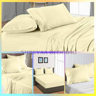 Hotel Flat fitted sheet Set - 1000 Or 1200 Tc 100  Cotton - Ivory