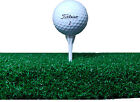 Premium Super Tee Golf Mat  4 Feet X 5 Feet Tee Line Mat - Holds A Wooden Tee 