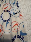 Nike Kids 2pc Tracksuit Set Full-zip Jacket Pants Smiley White blue 4t