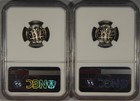 2 Coins 2025-p   -d Roosevelt Dime Ngc Ms68 Ft From 20-coin Uncirculated Set 10c