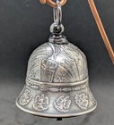 Mexico Libertad Handmade 2x 1 Oz  999 Silver Coin Bell- Motorcycle Guardian Bell
