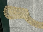 Antique Brussels Point De Gaze Lace Collar As Is Rare Fine