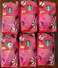 Starbucks Coffee Peppermint Mocha Ground Roast 11 Oz 6 Bag Lot Holiday Medium Li