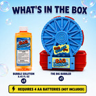 3-in-1 Big Bubble Machine For Kids Giant Bubble Maker Toy Bubble Solution Incl