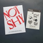Itzy 2020 Not Shy K-pop 5 Wanted Photo Cards Mini Posters Promo Kit   Tattoos 