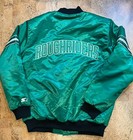 Saskatchewan Roughriders Starter Satin Jacket Vintage Men   s Size Large Quilted