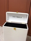 Victrola The Collector Vinyl Record Storage And Carrying Case White Used