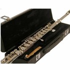New Engraved Millbrook Silver Concert Closed Holed Flute 