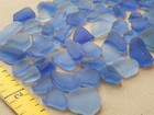 Craft Quality Beach Sea Glass Surf Tumbled Cornflower Blue Small Mosaic Craft V1