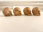 4 Vintage Randotti  round Head Skulls  That Were Made Sometime In The 1950 s