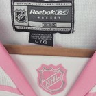 Vintage Reebok Nhl Buffalo Sabres Pink White Jersey Womens Size Large Buffaslug