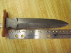 Bryan Crow Custom Damascus Genuine Stag Large Dagger Blade Knife  Crow Knives