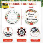 Bumps First Christmas Ornament Baby s Sonogram Picture Frame Ornament For Christ