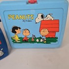 Vintage Peanuts Snoopy Charlie Brown Lunch Box And Thermos