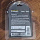 Equate Screw Top Recyclable Contact Lens Case  Blue white  Travel Size