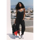 Nwt Free People Hot Shot Racerback Oversized Jumpsuit Black Women s Size S