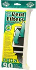 Dust Control Vent Filters - Pack Of 24 Air Vent Filters  4  X 10  