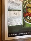 Rare 1990 Moosehead Beer Share The Wilderness Waterfowl Habitat Duck Map Poster
