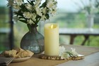 Flameless Led Candle Moving Flame Pillar 3 5 X 7 Ivory Luminara Remote Ready