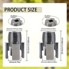 2pcs Integrated Internal   External Pipe Threading-tool pvc Pipe Threader Kit