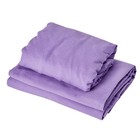 Purple Cotton Flannel 3-piece Massage Table Sheets Set Spa Beauty Salon Cover